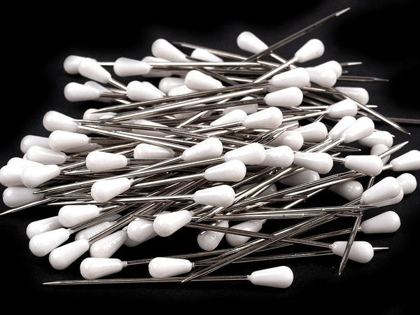 Premium 60mm Pearl Headed Steel Upholstery and Sewing Pins