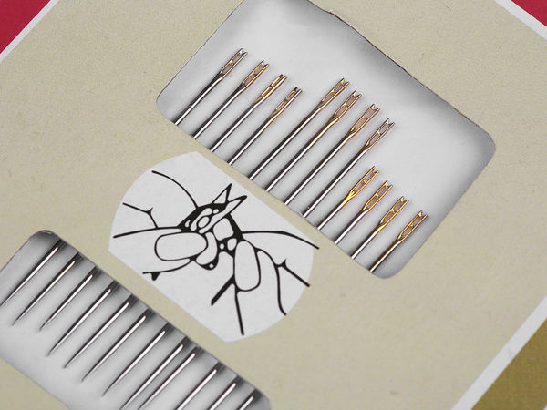 Premium Self-Threading Hand Sewing Needles - Easy-Thread Sewing and Patching Set (36 Blister Packs)