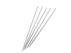 Premium 15cm Bookbinding and Upholstery Needles - Heavy-Duty Nickel Hand Sewing Craft Needles