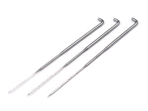 Professional Needle Felting Set - Assorted Sizes (0.5mm, 0.6mm, 0.7mm) - Nickel Finish, 7.8cm