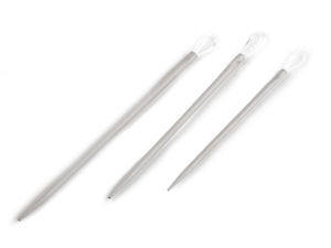 Pony Aluminum Wool Needles with Flexible Nylon Loop Eyes - 3-Piece Tapestry Needle Set for Knitting and Crochet