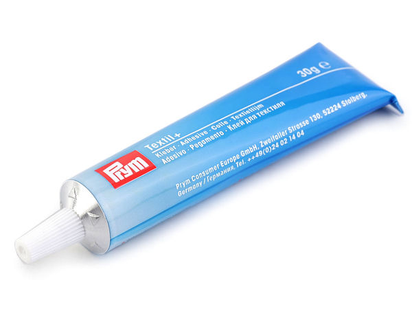 Prym Premium Textile & Leather Glue - Transparent Multipurpose Adhesive for Fabrics, Rubber, Wood, and Plastics (30g)