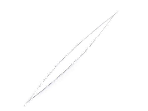 Premium Big Eye Beading Needles (100mm) – Easy-Thread Flat Needles for Seed Beads and Jewelry Making