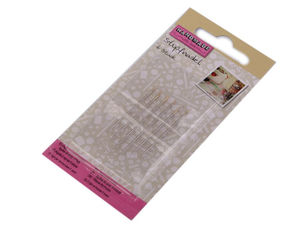 Premium Self-Threading Hand Sewing and Patching Needles - Nickel Finish