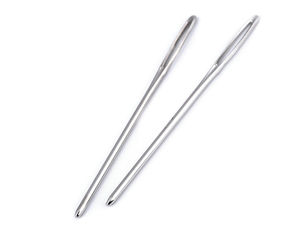 Premium Nickel-Plated Metal Blunt Tapestry Needles (50mm, 60mm, 70mm) for Darning, Crochet, and Embroidery