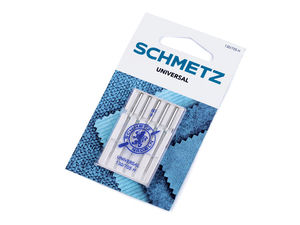 SCHMETZ Universal Sewing Machine Needles (Sizes 60/8, 70/10, 80/12, 90/14, 100/16)