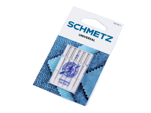 SCHMETZ Universal Sewing Machine Needles (Sizes 60/8, 70/10, 80/12, 90/14, 100/16)