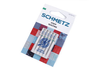 Schmetz Premium Machine Quilting Needles, Sizes 75 & 90 (Nickel) - German-Engineered Needles for Patchwork & Multi-Layer Sewing