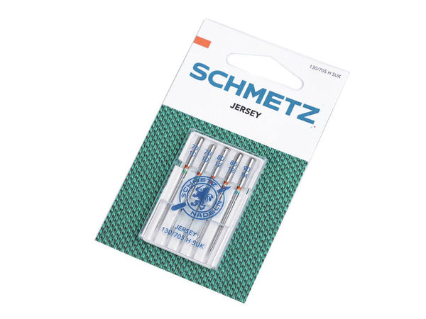 Schmetz Assorted Jersey Ballpoint Sewing Machine Needles - Sizes 70, 80, 90