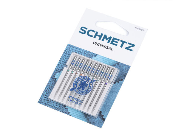 Schmetz Universal Sewing Machine Needles Assortment | Sizes 70, 80, 90, 100 | Premium German Engineered