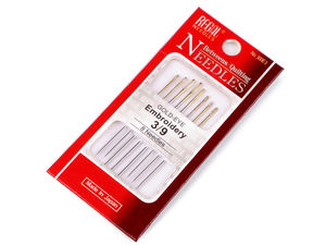 Premium Hand Embroidery Needles - Sharp Needles for Crewel & Aari Work