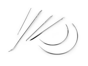 Premium Heavy-Duty Hand Sewing Needle Set (6-Piece) - Assorted Upholstery, Leather, Carpet, Canvas, and Burlap Repair Needles