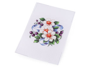 Premium DIY Embroidery & Cross Stitch Kit | Complete Needlework Set with Printed Pattern Fabric, Yarns & Guide