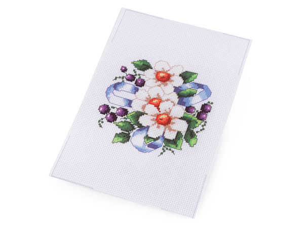 Premium DIY Embroidery & Cross Stitch Kit | Complete Needlework Set with Printed Pattern Fabric, Yarns & Guide