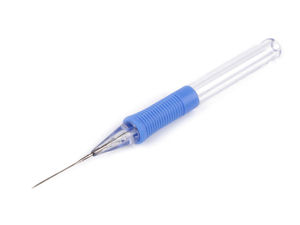 Ergonomic Needle Felting Tool with Comfort Grip Handle - Medium Gauge Triangular Steel Needle for Wool Crafting, Sculpting, and Detail Work