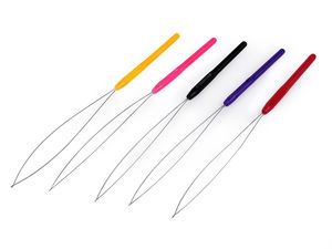 Professional Extra-Long Needle Threader for Yarn (22cm) – Heavy-Duty 0.4mm Wire Threading Tool for Knitwear & Large Eye Needles