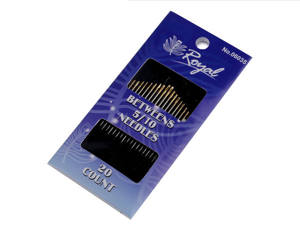 Premium Gold-Eye Hand Sewing and Quilting Needles – Nickel-Plated Sharps and Betweens Assortment