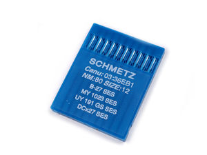 Schmetz Premium Industrial Overlock Sewing Machine Needles - Round Shank SES Ballpoint