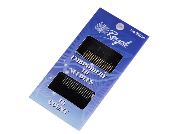 Premium Gold-Eye Embroidery Hand Needles - Nickel-Plated Sewing & Quilting Needles