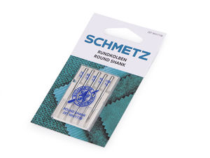 Schmetz Round Shank Sewing Machine Needles Assortment | Sizes 70-100 for Vintage & Treadle Machines