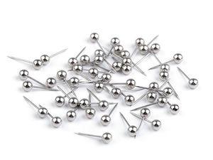 Premium Pearl Headed Surgical Steel Pins - 15mm Short Decorative Florist & Haberdashery Pins
