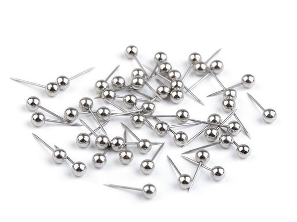 Premium Pearl Headed Surgical Steel Pins - 15mm Short Decorative Florist & Haberdashery Pins