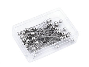Premium Pearl Headed Steel Pins - 38mm Decorative Pins for Floristry, Crafts & Wedding Decor