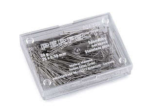 Premium 26mm Stainless Steel Dressmaker Pins - High-Strength All-Metal Tailoring & Crafting Pins
