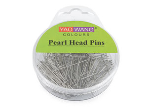 Nickel-Plated All-Metal Dressmaker Pins – 33 mm Professional Steel Pins