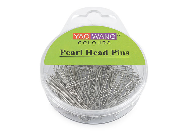 Nickel-Plated All-Metal Dressmaker Pins – 33 mm Professional Steel Pins