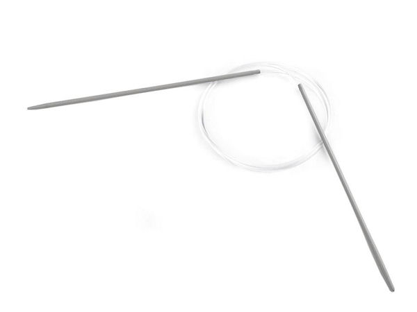 Premium Metal Circular Knitting Needles with Flexible Connecting Cord for Seamless Knitting