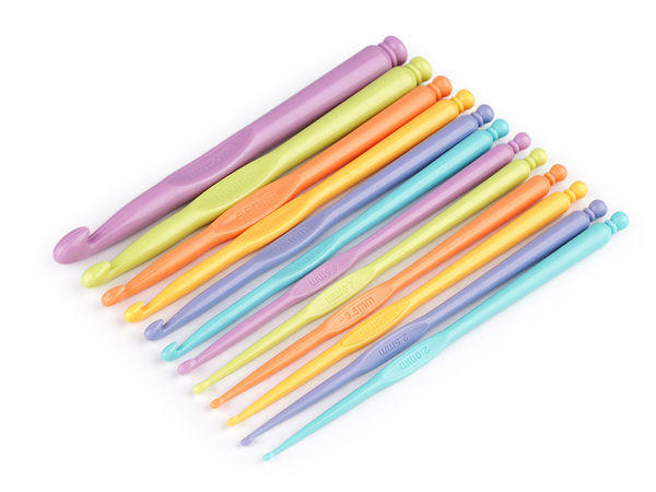 Premium 12-Piece Crochet Hook Set - Multi-Size Knitting & Crochet Needle Kit (2mm - 10mm)
