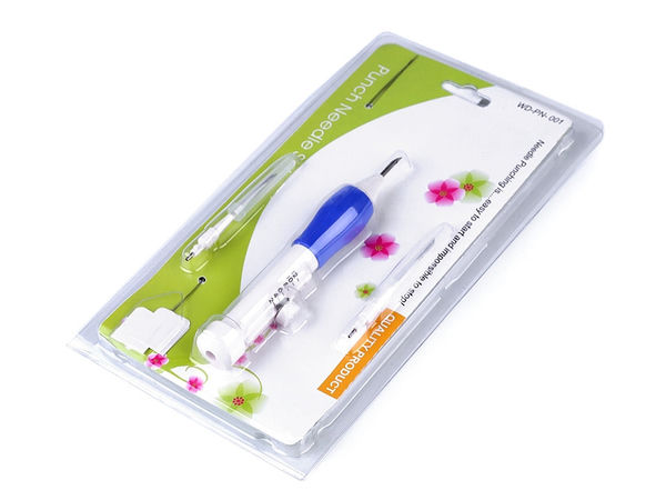 Premium Punch Needle Embroidery Set - Multi-Size Hollow Needles and Threaders