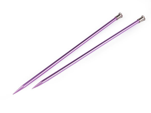 Premium Lightweight Straight Knitting Needles - Multi-Size Crafting Needles (3mm to 10mm)
