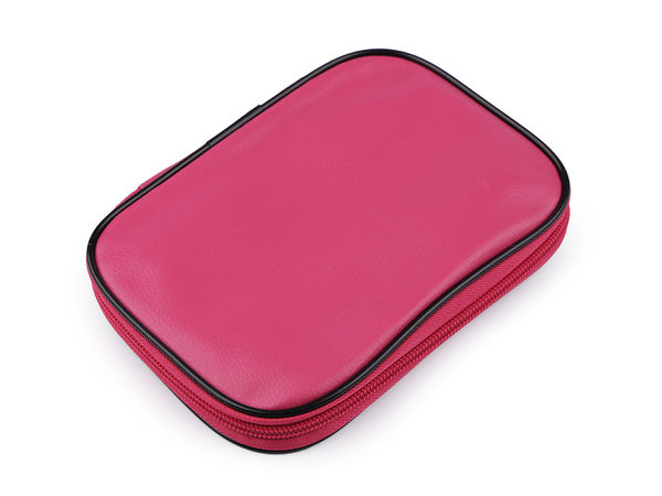 Premium 99-Piece Crochet Hook and Accessories Set with Zippered Case - Pink