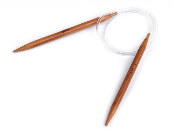 Premium Dark Bamboo Circular Knitting Needles for Seamless Knitting