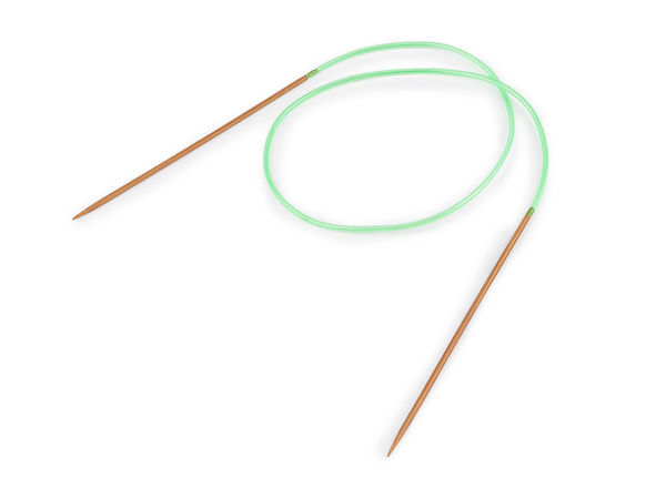 Premium Dark Bamboo Circular Knitting Needles with Flexible Cord for Seamless Knitting (2mm - 8mm)