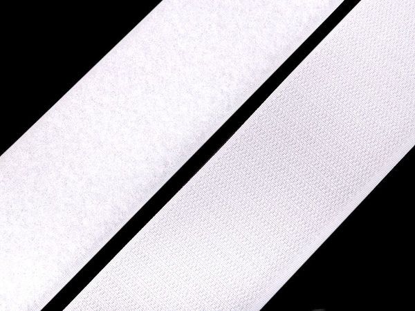 Premium 50mm Sew-On Hook and Loop Fastener Tape – Heavy-Duty White Velcro-Style Roll for Sewing, Apparel, and Crafts