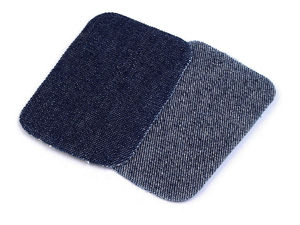 Denim Iron-on Patches for Jeans and Clothing Repair - 7.6 x 4.9 cm (10-Pack)