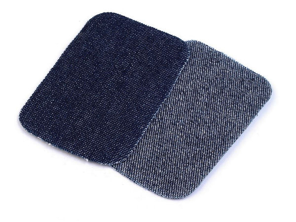 Denim Iron-on Patches for Jeans and Clothing Repair - 7.6 x 4.9 cm (10-Pack)