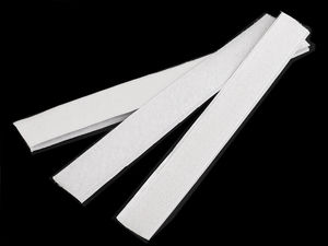 Self-Adhesive Hook and Loop Fastener Strips, Pre-Cut 20mm x 20cm Pads, Heavy Duty Sticky Back Tape for Fabric & Craft (10 Pairs)