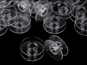 Premium Transparent Plastic Bobbins for Veritas Sewing Machines