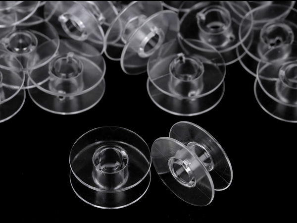 Premium Transparent Plastic Bobbins for Veritas Sewing Machines
