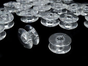 Premium Transparent Sewing Machine Bobbins Compatible with Singer