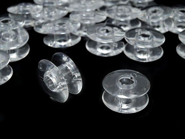 Premium Transparent Sewing Machine Bobbins Compatible with Singer
