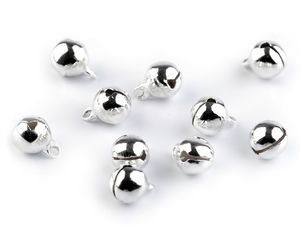 Mini Metal Jingle Bells (8mm) - Premium Craft Bells for Wreaths, Ornaments, and Holiday Decor