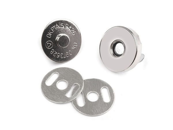 Premium 18mm Magnetic Snap Fasteners - Professional Clasp Closures for Handbags, Purses, and DIY Craft Projects