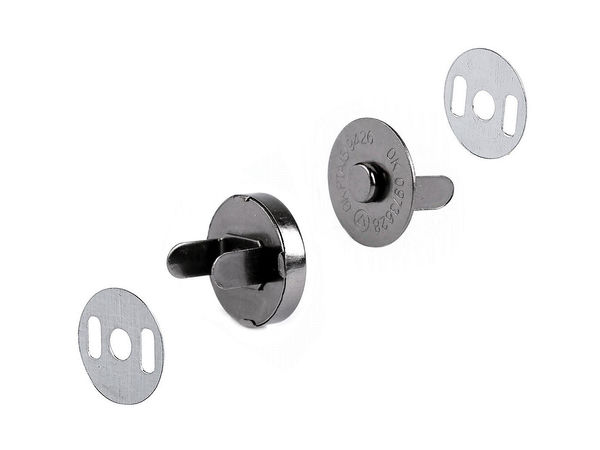Premium 18mm Magnetic Snap Fasteners - Professional Clasp Closures for Handbags, Purses, and DIY Craft Projects