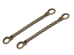 Heavy-Duty Metal Coat Hanging Chain Loop with Sew-On Eyelets for Jackets, Coats, Blazers, and Craft Boxes