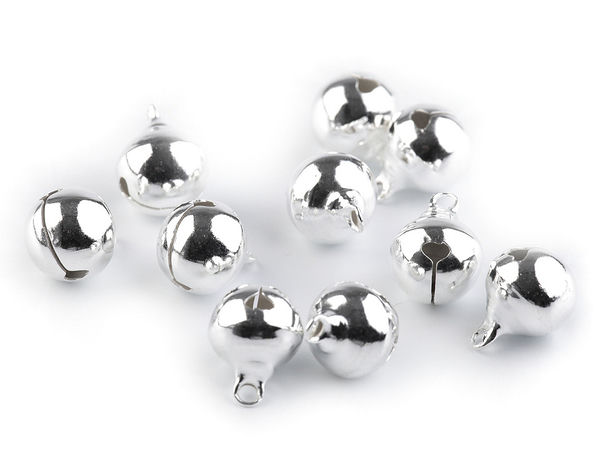 Premium Metal Jingle Bells (12mm) – Multi-Purpose Craft, Holiday, and Costume Embellishments